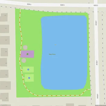 Map of Oaks Park