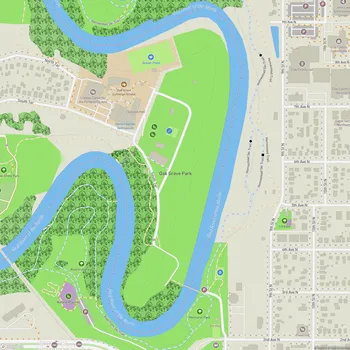 Map of Oak Grove Park
