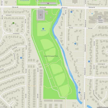 Map of South Elmwood Park