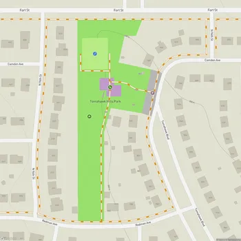 Map of Tomahawk Hills Park