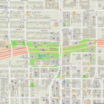 Map of Margaret T. Hance Park