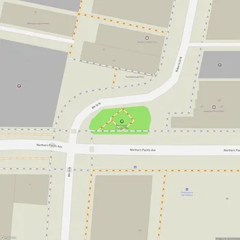 Map of Ole Tangen Triangle Park