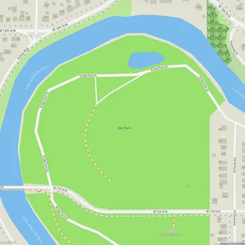 Map of Oak Park
