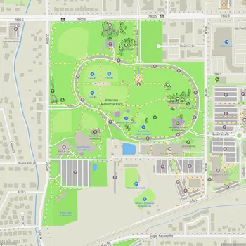 Map of Veterans Memorial Park