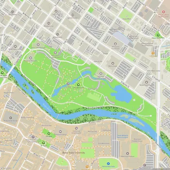 Map of Julia Davis Park
