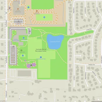Map of Carmody Park & Recreation Center