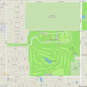 Map of Mahoney Park