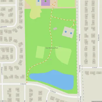 Map of East Memorial Park