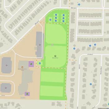 Map of Bennett Park