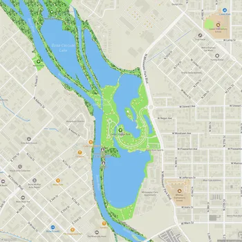 Map of Esther Simplot Park