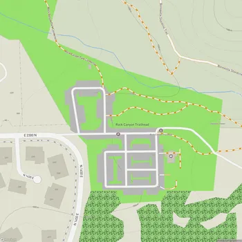 Map of Rock Canyon Trailhead
