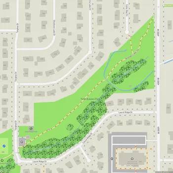 Map of Teton Estates Park