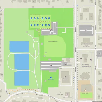 Map of Centennial Park