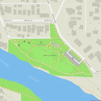 Map of Miller's Landing Park