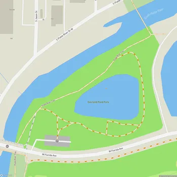 Map of Overland Pond Park