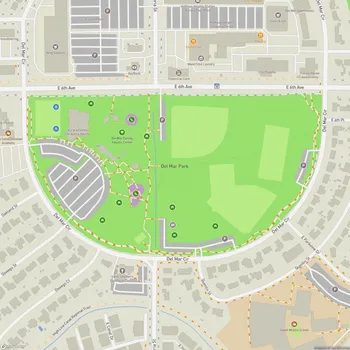 Map of Del Mar Park