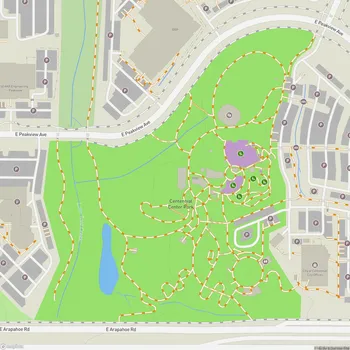 Map of Centennial Center Park