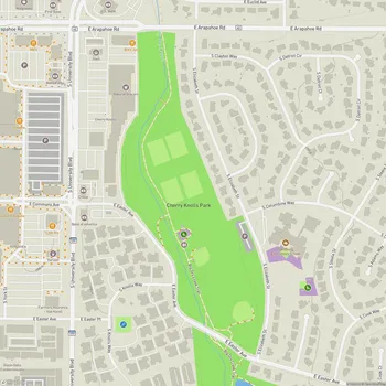 Map of Cherry Knolls Park