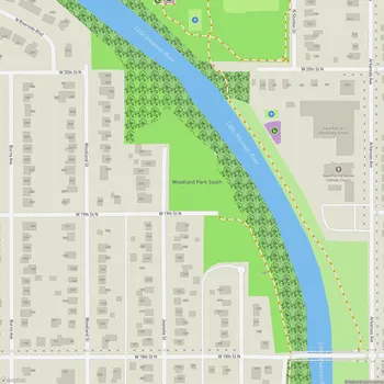 Map of Woodland Park South