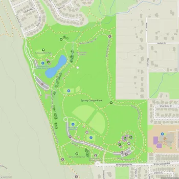 Map of Spring Canyon Park