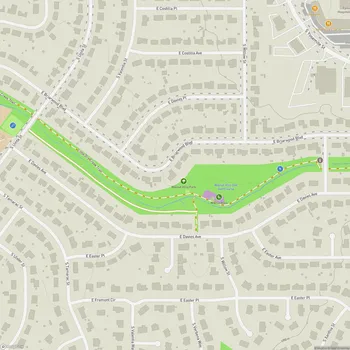 Map of Walnut Hills Park