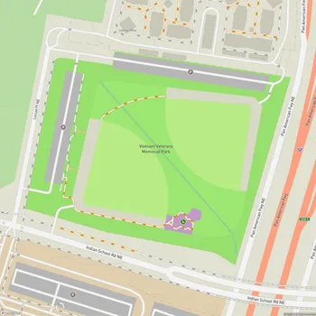 Map of Vietnam Veterans Memorial Park