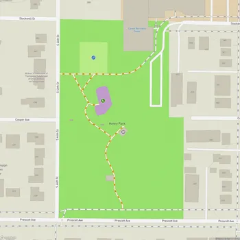 Map of Henry Park