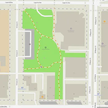 Map of Civic Center Park