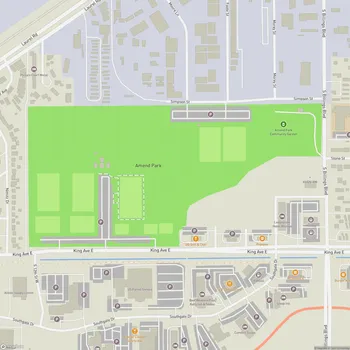 Map of Amend Park