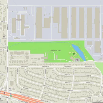 Map of Greenbriar Park