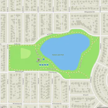 Map of Huston Lake Park