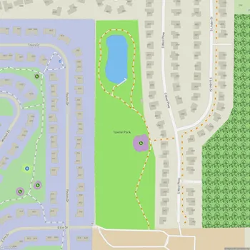 Map of Towne Park