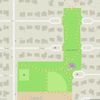 Map of Arapahoe Ridge Park