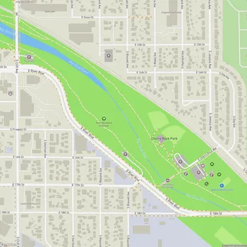 Map of River Boulevard Greenway