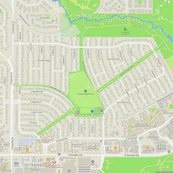 Map of Hampden Heights Park