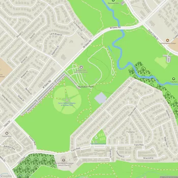 Map of Audubon Park