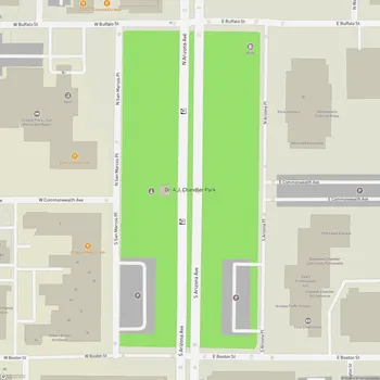 Map of Dr. A.J. Chandler Park