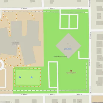 Map of Lynette Woodard Park