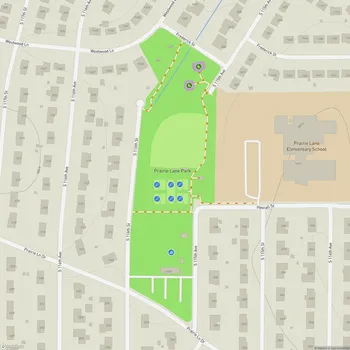 Map of Prairie Lane Park