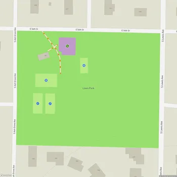 Map of Lewis Park