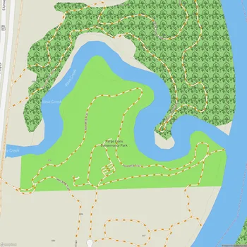 Map of Fargo Lions Conservancy Park