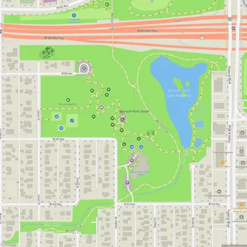 Map of Barnum Park South