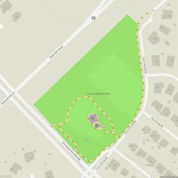 Map of Enchanted Hills Park