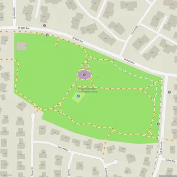 Map of Arvada Volunteer Fire Fighters Park
