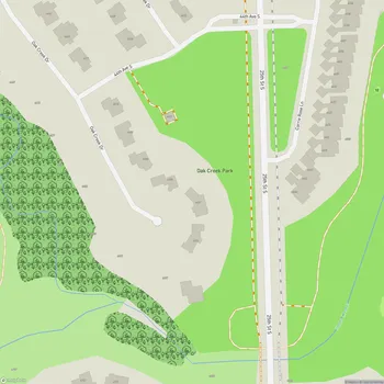 Map of Oak Creek Park