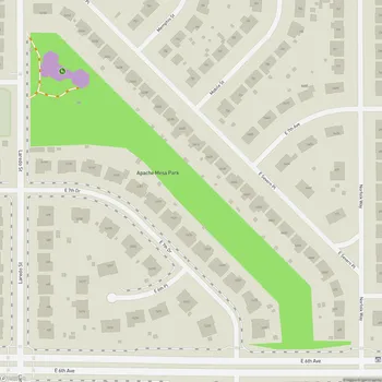 Map of Apache Mesa Park
