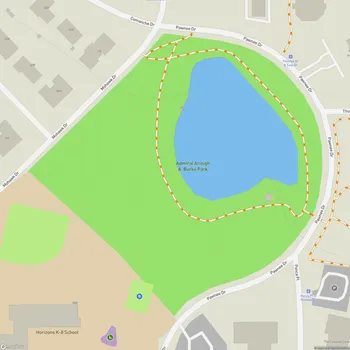 Map of Admiral Arleigh A. Burke Park