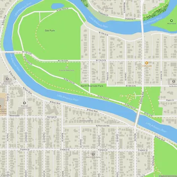 Map of North Riverside Park
