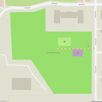 Map of El Pueblo Pride Park