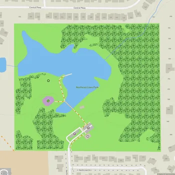 Map of Northeast Lions Park